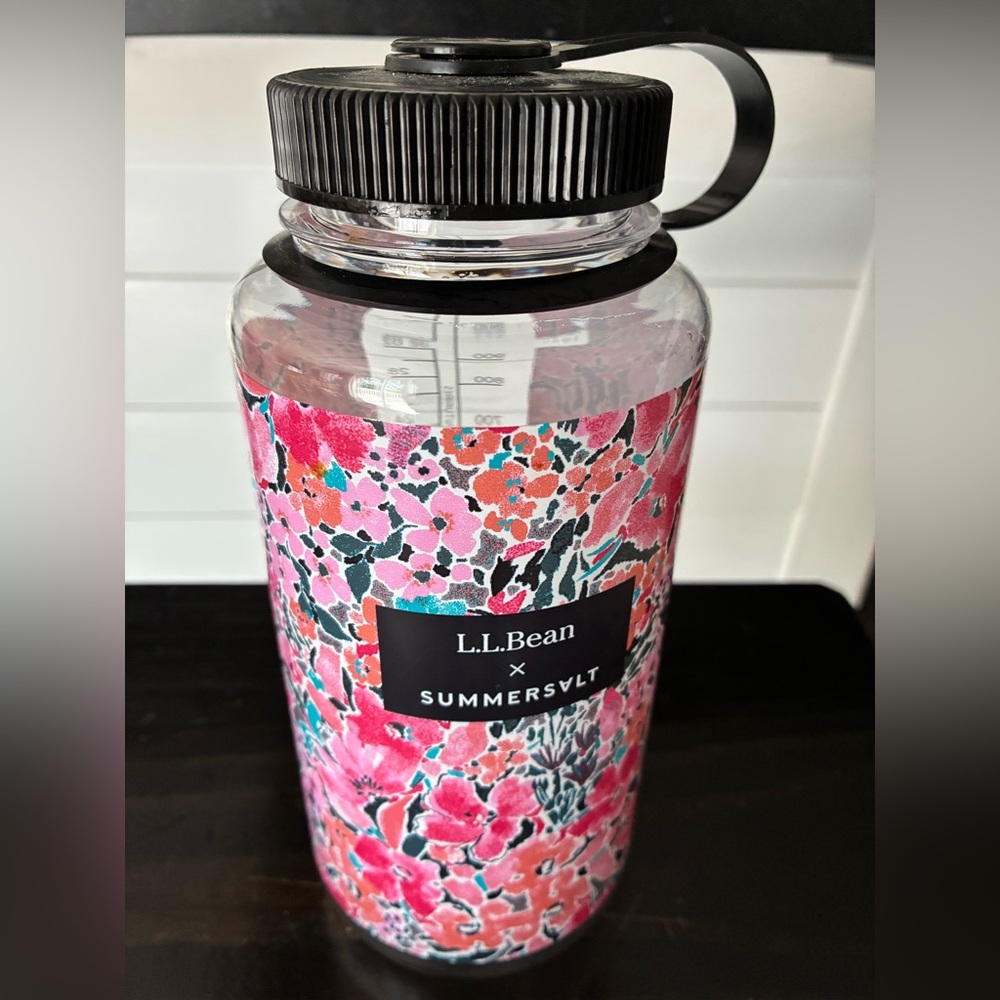 NWOT LL Bean x Summersalt Nalgene Floral Water Bottle